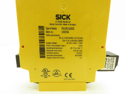 Sick Flexi soft CPU with XTIO Modules and Safety Relay Mixed Lot of 5