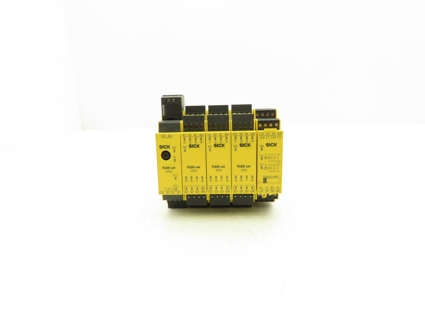 Sick Flexi soft CPU with XTIO Modules and Safety Relay Mixed Lot of 5