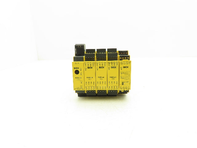 Sick Flexi soft CPU with XTIO Modules and Safety Relay Mixed Lot of 5