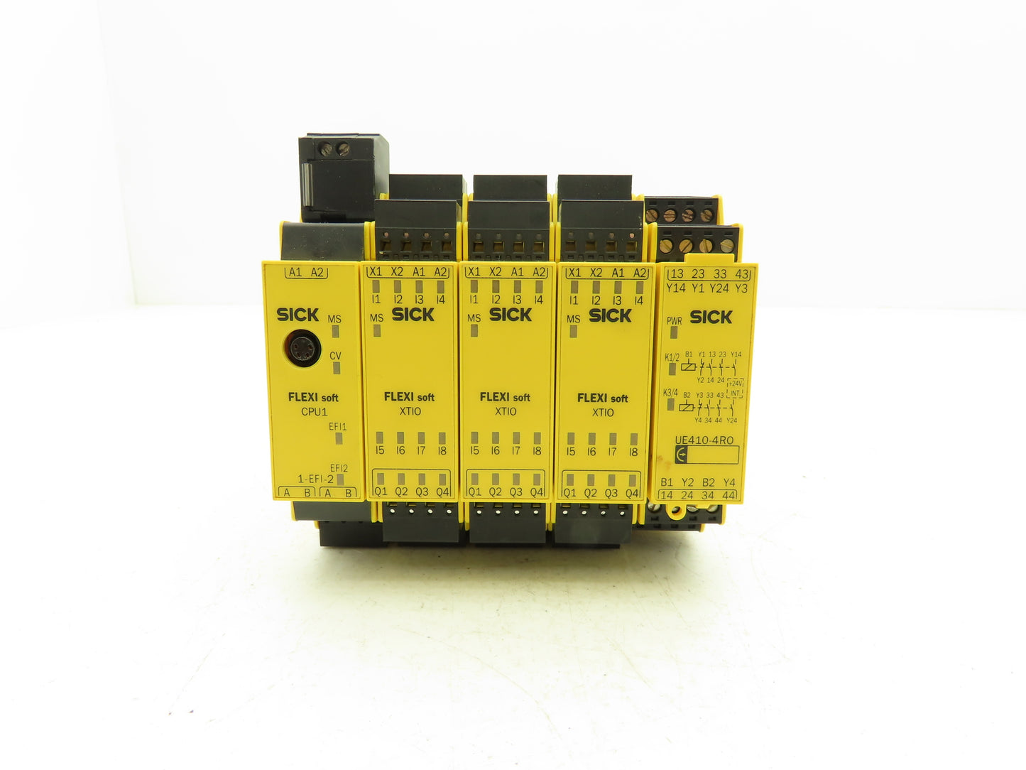 Sick Flexi soft CPU with XTIO Modules and Safety Relay Mixed Lot of 5