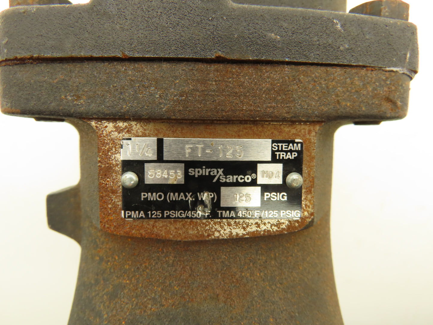 Spirax Sarco FT-125 Thermostatic Air Vent Steam Trap 1-1/4" NPT 250 PSI