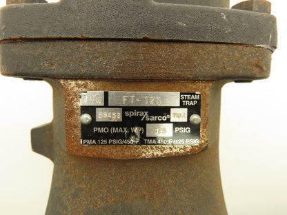 Spirax Sarco FT-125 Thermostatic Air Vent Steam Trap 1-1/4" NPT 250 PSI