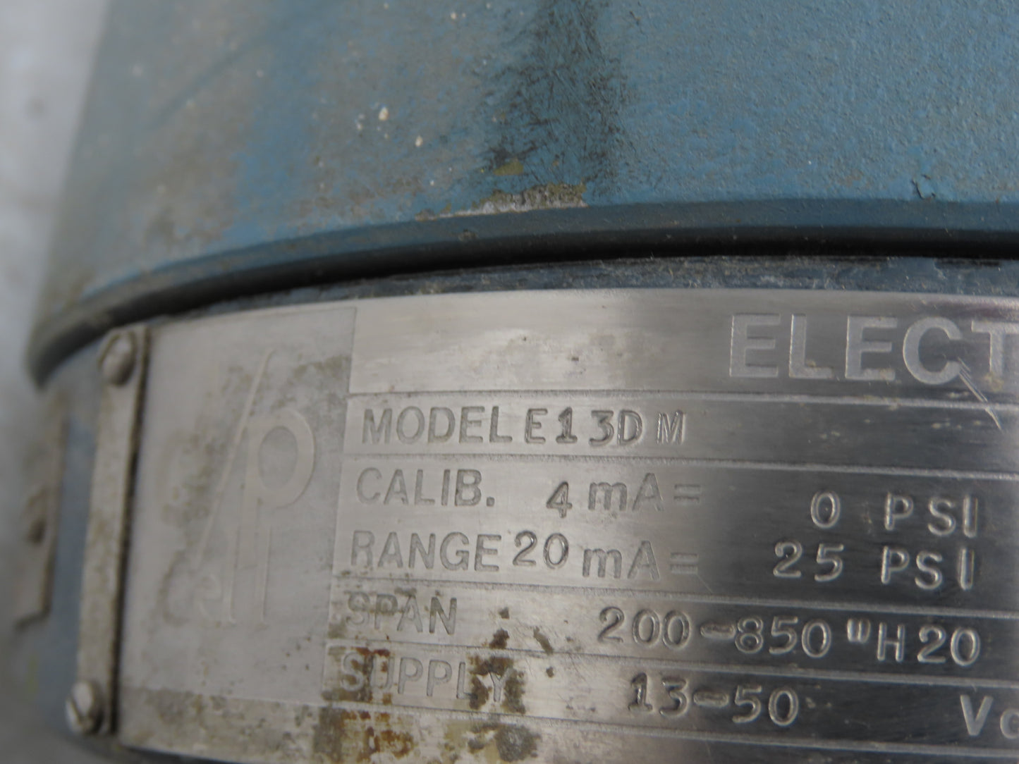 Foxboro E13DM D/P Cell Pressure Transmitter 200-850"H20 2000psi