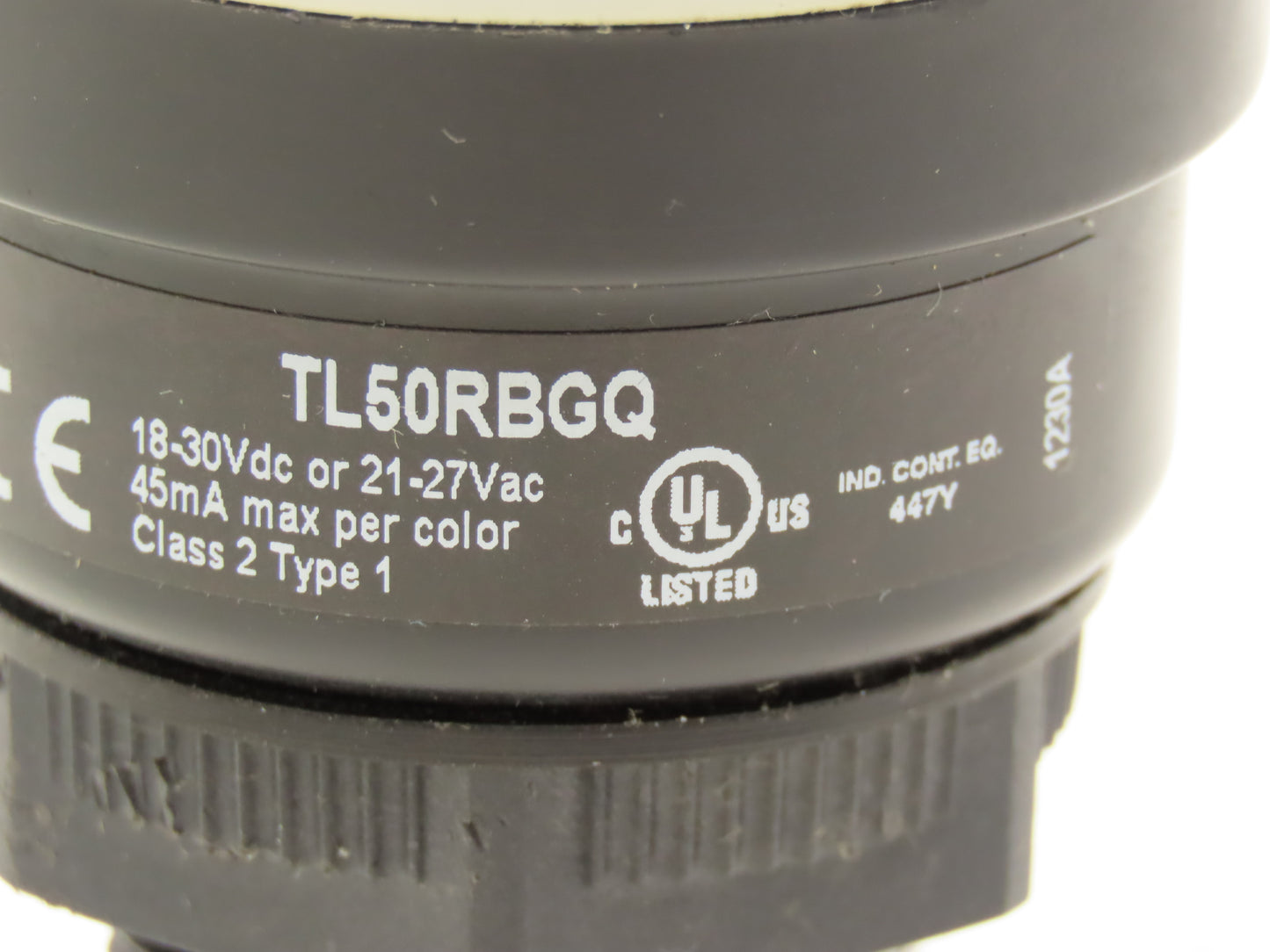 Banner TL50RBGQ Signal Light Stack Tower Red Blue Green 24V AC/DC 4 Pin M12