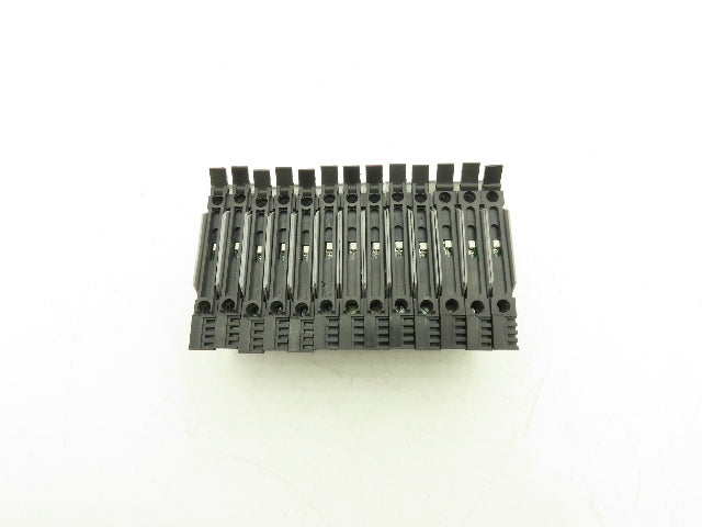 Morsettitalia S10-5H Indicated Fuse Holder Din Rail Mount 600V Lot of 13