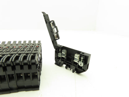Weidmuller WSI 4/2 Terminal Block Fuse Holder Red LED Indicator  Lot of 55