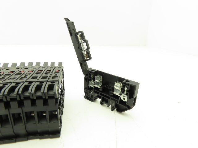 Weidmuller WSI 4/2 Terminal Block Fuse Holder Red LED Indicator  Lot of 55