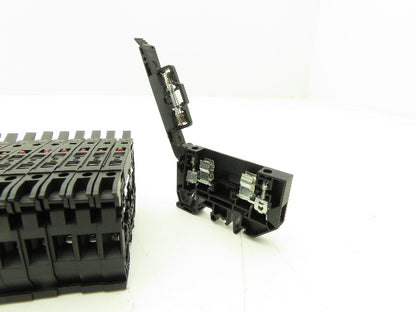 Weidmuller WSI 4/2 Terminal Block Fuse Holder Red LED Indicator  Lot of 55