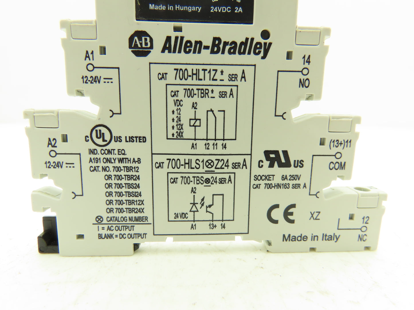 Allen Bradley 700-HLS11Z24 GP Terminal Block Relay Solid State 24VDC Lot of 2