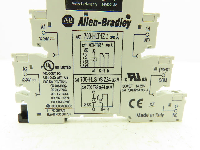 Allen Bradley 700-HLS11Z24 GP Terminal Block Relay Solid State 24VDC Lot of 2
