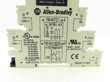 Allen Bradley 700-HLS11Z24 GP Terminal Block Relay Solid State 24VDC Lot of 2