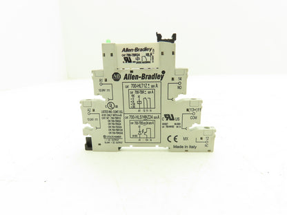 Allen Bradley 700-HLS11Z24 GP Terminal Block Relay Mechanical 24VDC Lot of 9