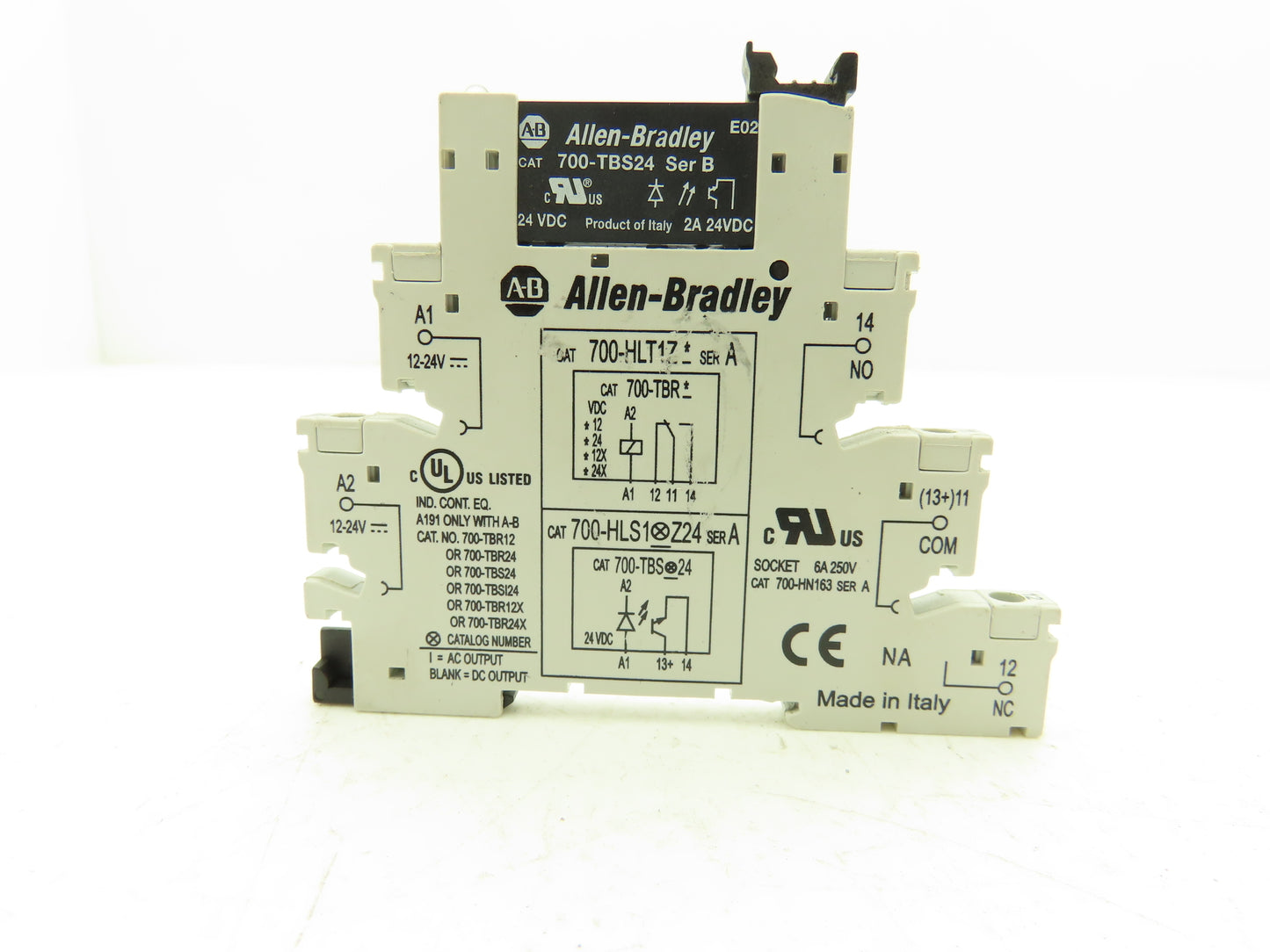 Allen Bradley 700-HLS11Z24 GP Terminal Block Relay Solid State 24VDC Lot of 3