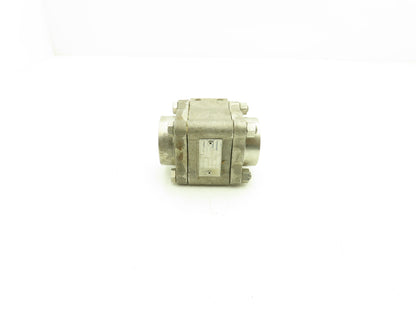 Jamesbury 1-4BX 3600 TT3 316SS Stainless Ball Valve 1" NPT Threaded 1100psi