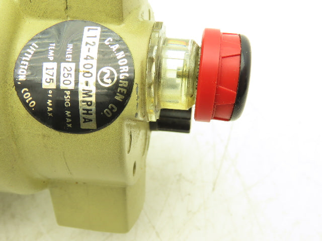 Norgren L12-400-MPHA Pneumatic Air Line Lubricator 1/2"NPT 250psi