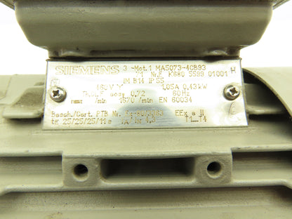 Vogel 143 011 160 Hydraulic Gerotor Pump .43kw 1670rpm 460V 3PH Motor