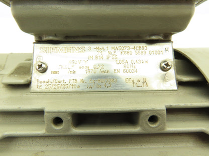 Vogel 143 011 160 Hydraulic Gerotor Pump .43kw 1670rpm 460V 3PH Motor