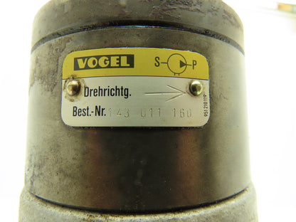 Vogel 143 011 160 Hydraulic Gerotor Pump .43kw 1670rpm 460V 3PH Motor