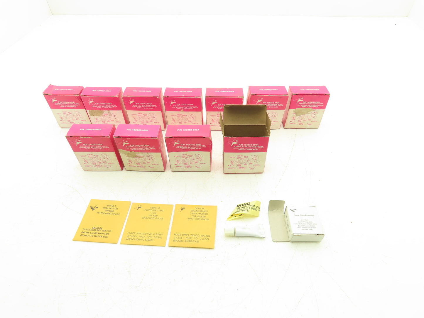 Diamond Power 109352-000A Sight Glass Gasket Kit Water Level Gauge Lot of 11
