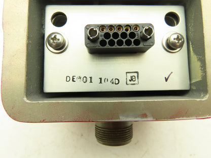 Det Tronics DE601-104D Fireye Base Scanner Housing 5 Pin Connector