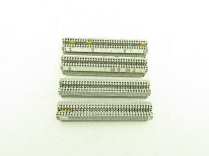 Allen Bradley 1492-J6 1492-EAJ35 Terminal Block With 4 DIN Rails 600V Lot of 129