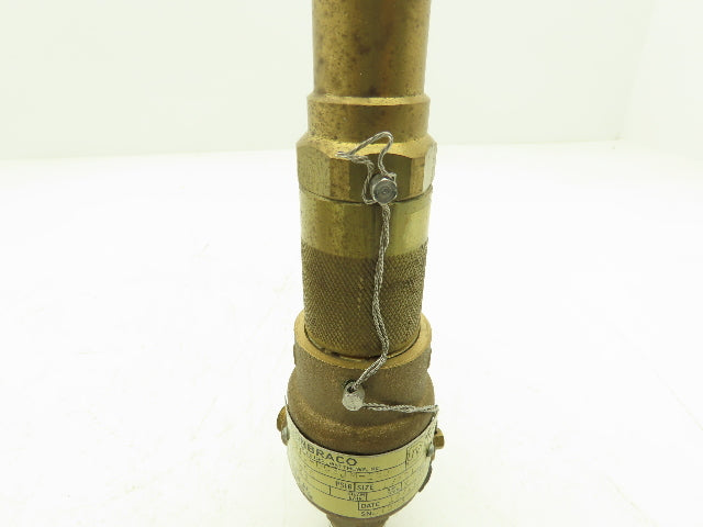 Conbraco Safety Relief Valve Side Outlet 150psig Set Pressure 1/2" NPT