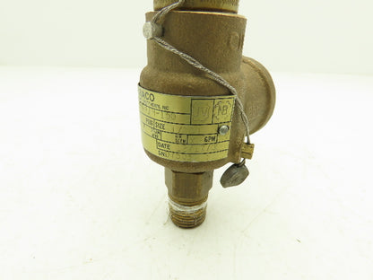 Conbraco Safety Relief Valve Side Outlet 150psig Set Pressure 1/2" NPT