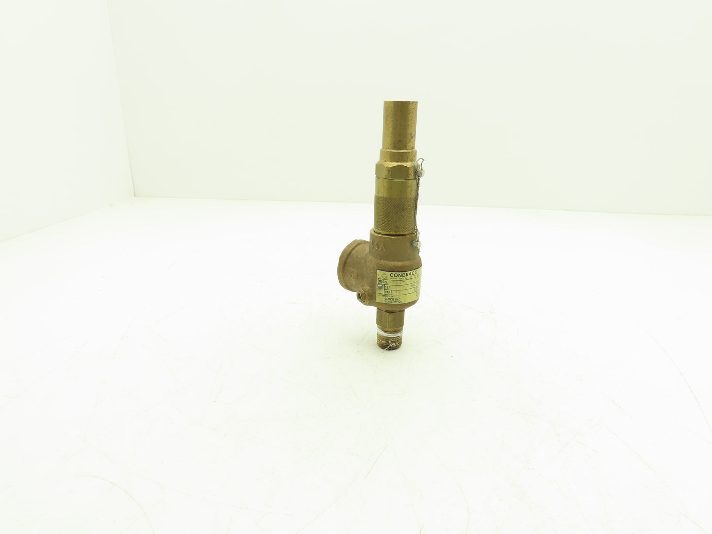 Conbraco Safety Relief Valve Side Outlet 150psig Set Pressure 1/2" NPT