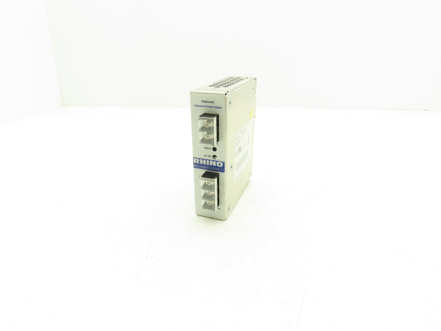 Rhino PSB24-060 Power Supply 24VDC 2.5A Output 100-240VAC 1Ph 1.5A Input