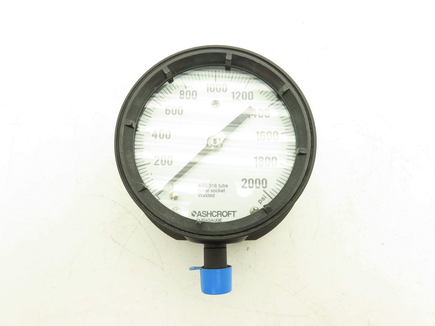 Ashcroft 451379RS Duragauge Pressure Gauge 4.5" Dial 1/2" NPT 2000PSI