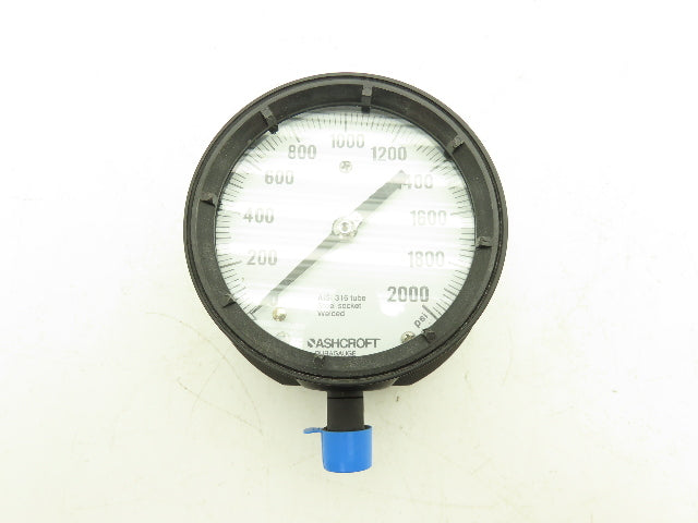 Ashcroft 451379RS Duragauge Pressure Gauge 4.5" Dial 1/2" NPT 2000PSI