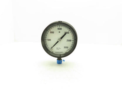 Ashcroft 451379BS Duragauge Pressure Gauge 4.5" Dial 1/2" NPT 3000PSI
