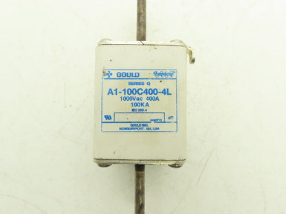 Gould A1-100C400-4L Fast Acting Fuse 400A 1000V Amptrap