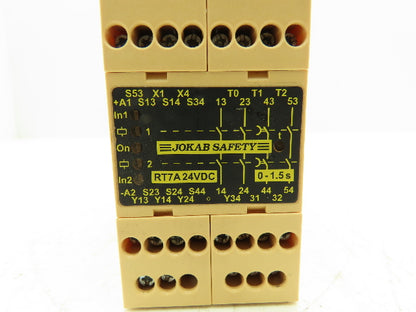 Jokab RT7A Safety Relay 0-1.5s 24VDC 250V