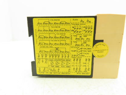 Jokab RT7A Safety Relay 0-1.5s 24VDC 250V