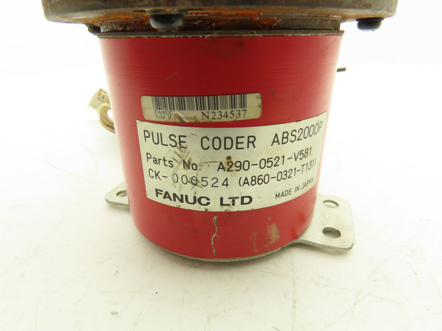 Fanuc A06B-0312-B251 AC Servo Motor 2000 RPM 120V - Encoder A290-0521-V581