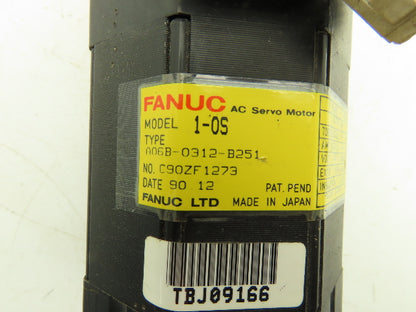 Fanuc A06B-0312-B251 AC Servo Motor 2000 RPM 120V - Encoder A290-0521-V581