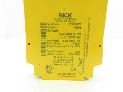 Sick UE10-30S3D0 Machine Safety Relay Module