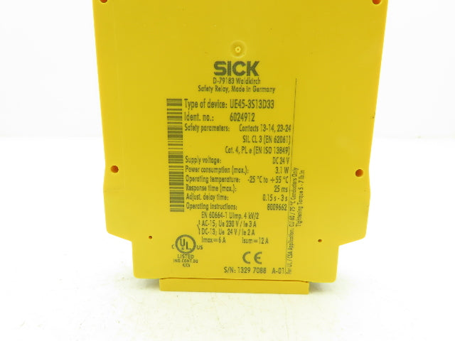 Sick UE45-3S13D33 Machine Safety Relay Module