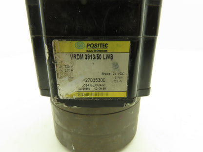Berger Lahr VRDM 3913/50 LWB Positec Servo Motor 325V ROBO-Stop-M Brake 24VDC