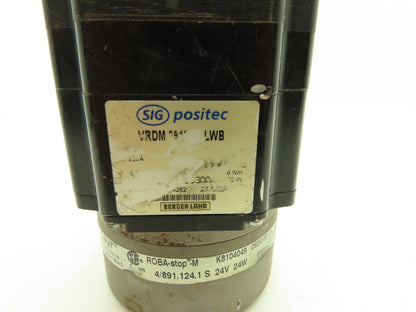 Berger Lahr VRDM 3913/50 LWB SIG Positec Servo Motor 325V ROBO-Stop-M Brake 24V