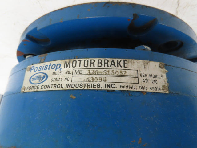 Force Control MB-320-S15052 Posistop NEMA Motor Brake 12.5" Flange