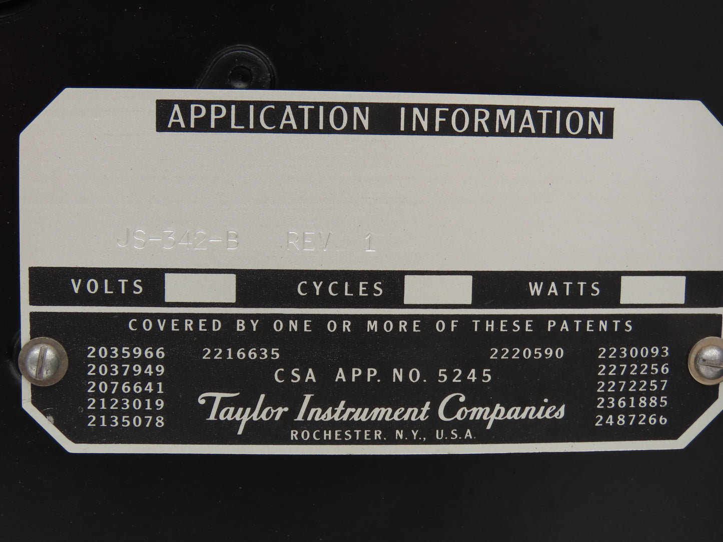 Taylor JS-342-B Level-Buoy Fulscope Pressure Transmitter Gauge 0-100 Scale Range