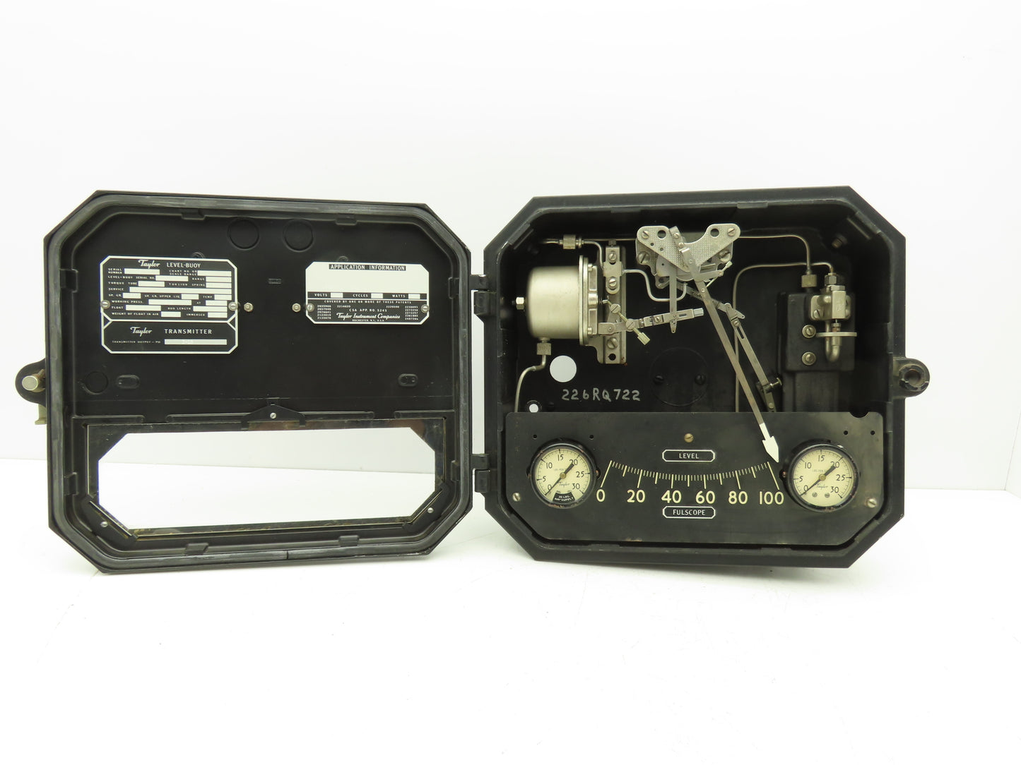 Taylor JS-342-B Level-Buoy Fulscope Pressure Transmitter Gauge 0-100 Scale Range