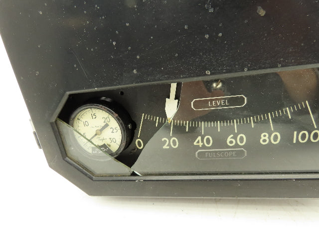 Taylor JS-342-B Level-Buoy Fulscope Pressure Transmitter Gauge *Broken Glass*