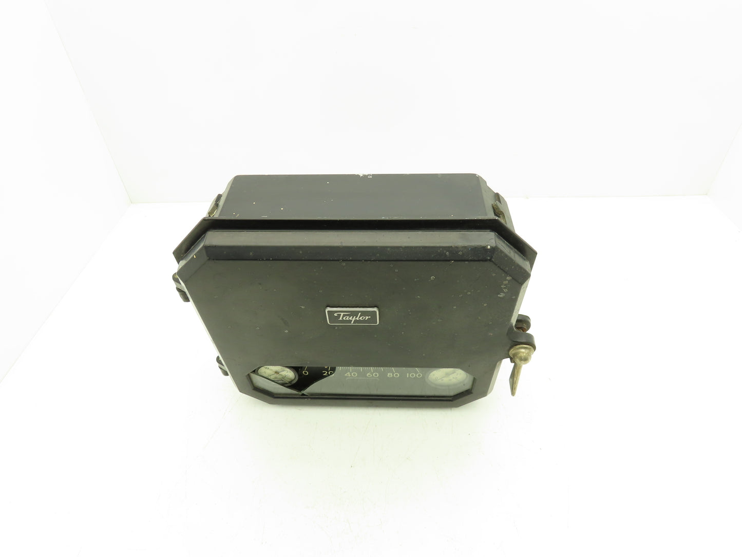 Taylor JS-342-B Level-Buoy Fulscope Pressure Transmitter Gauge *Broken Glass*