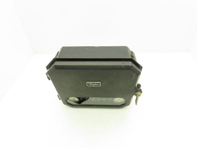 Taylor JS-342-B Level-Buoy Fulscope Pressure Transmitter Gauge *Broken Glass*
