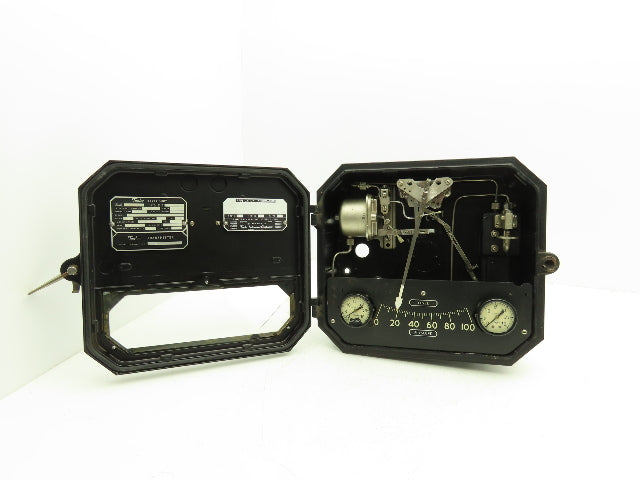 Taylor JS-342-B Level-Buoy Fulscope Pressure Transmitter Gauge *Broken Glass*
