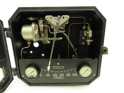 Taylor JS-342-B Level-Buoy Fulscope Pressure Transmitter Gauge *Broken Glass*