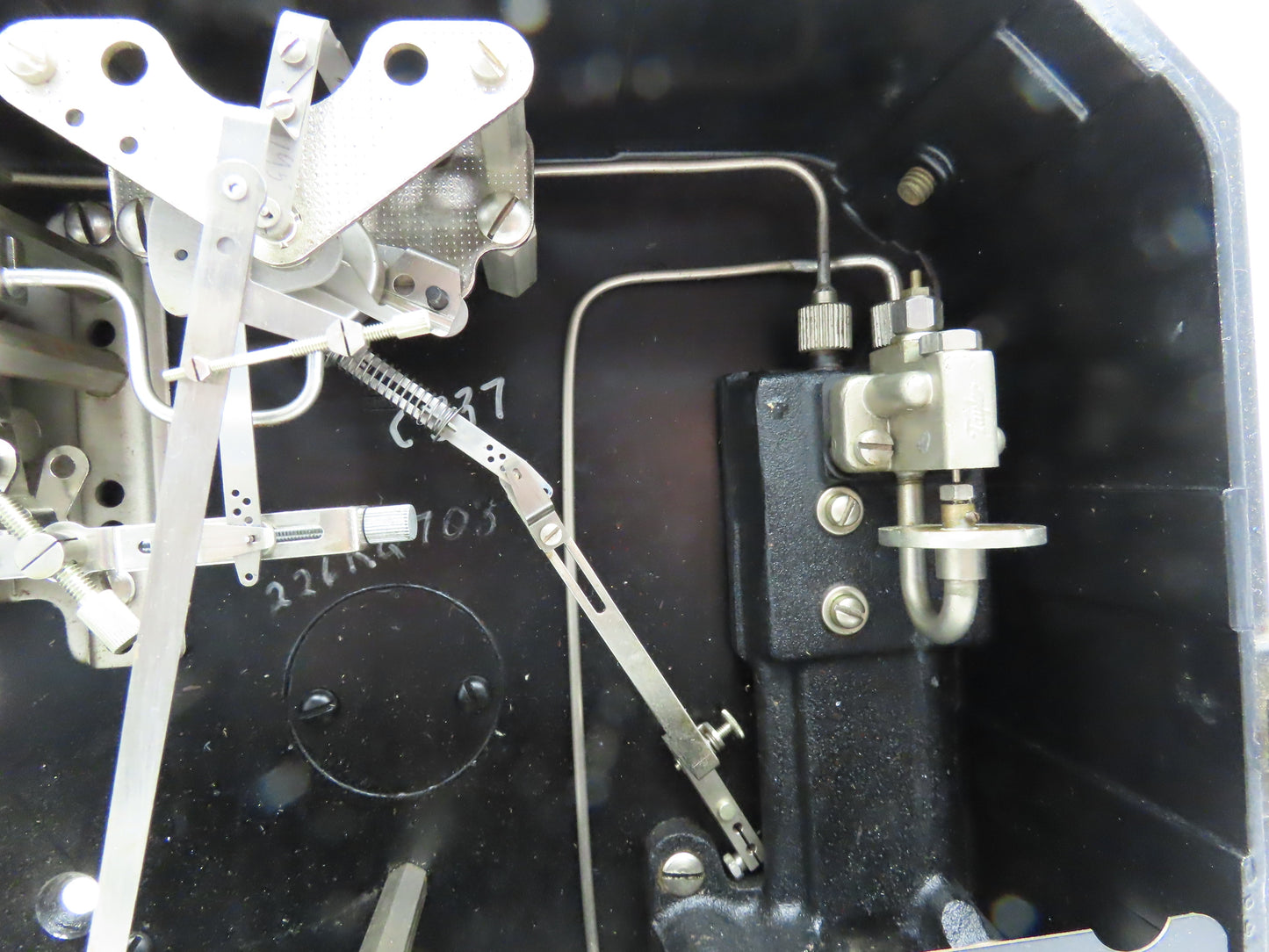 Taylor JS-342-B Level-Buoy Fulscope Pressure Transmitter Gauge *Broken Glass*